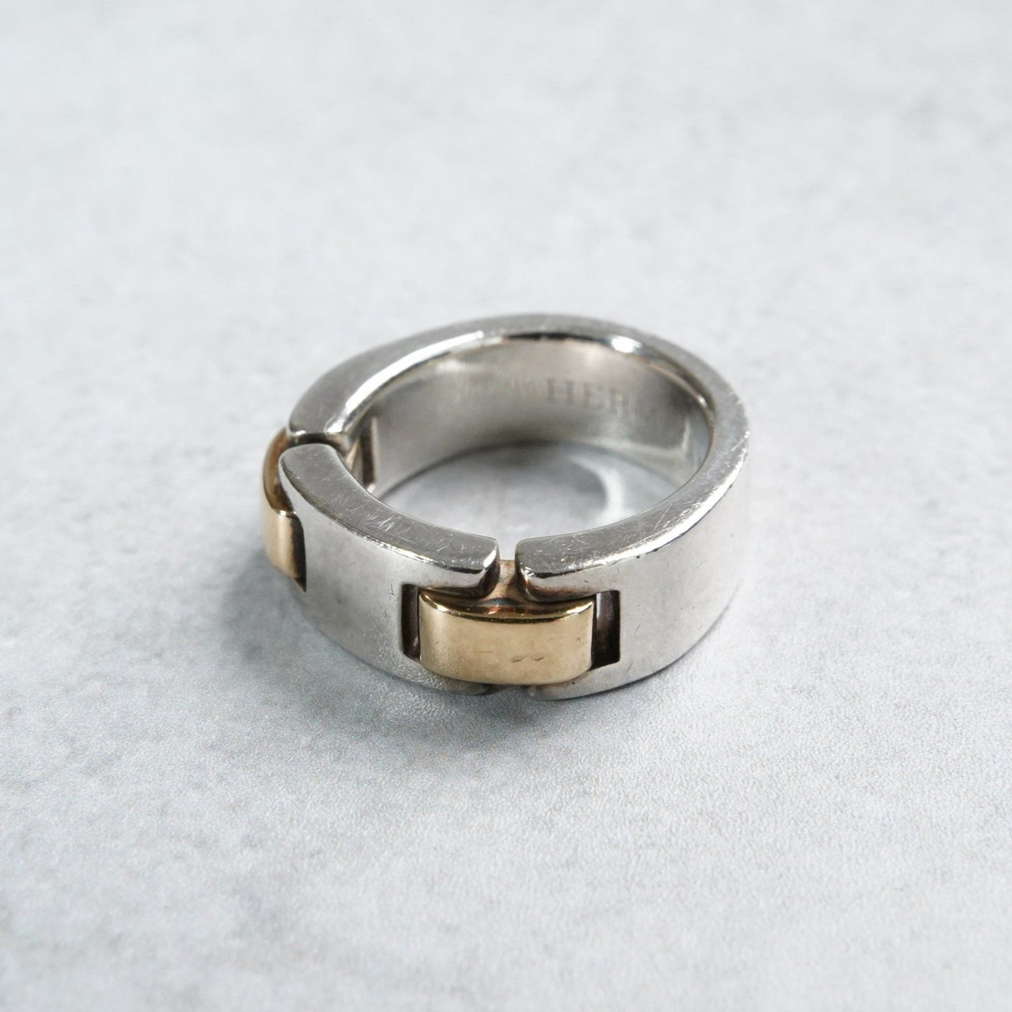 HERMES ルナパーク 18K コンビリング