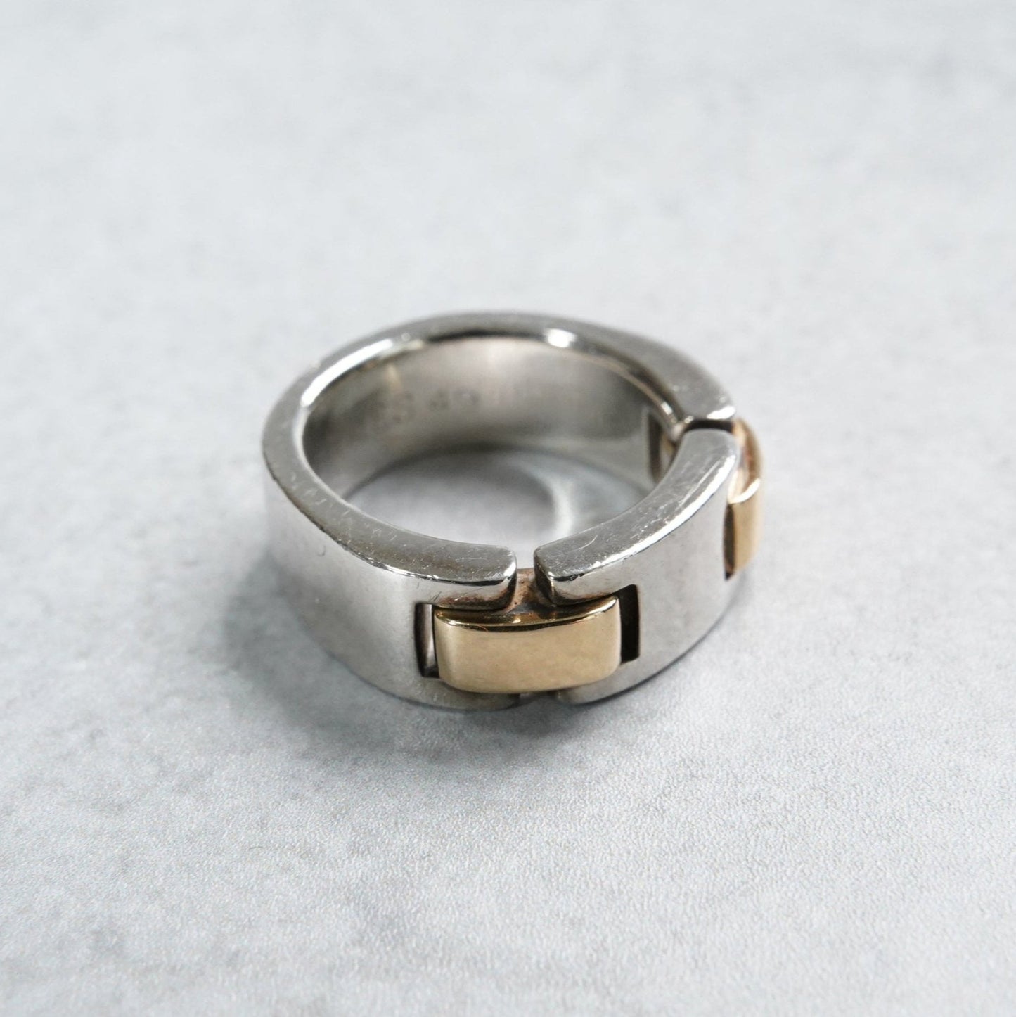 HERMES ルナパーク 18K コンビリング