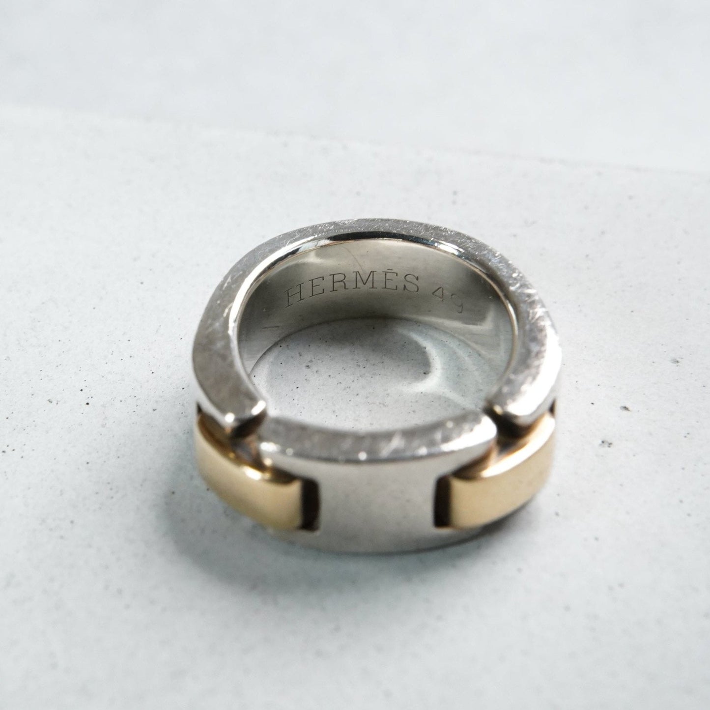 HERMES ルナパーク 18K コンビリング
