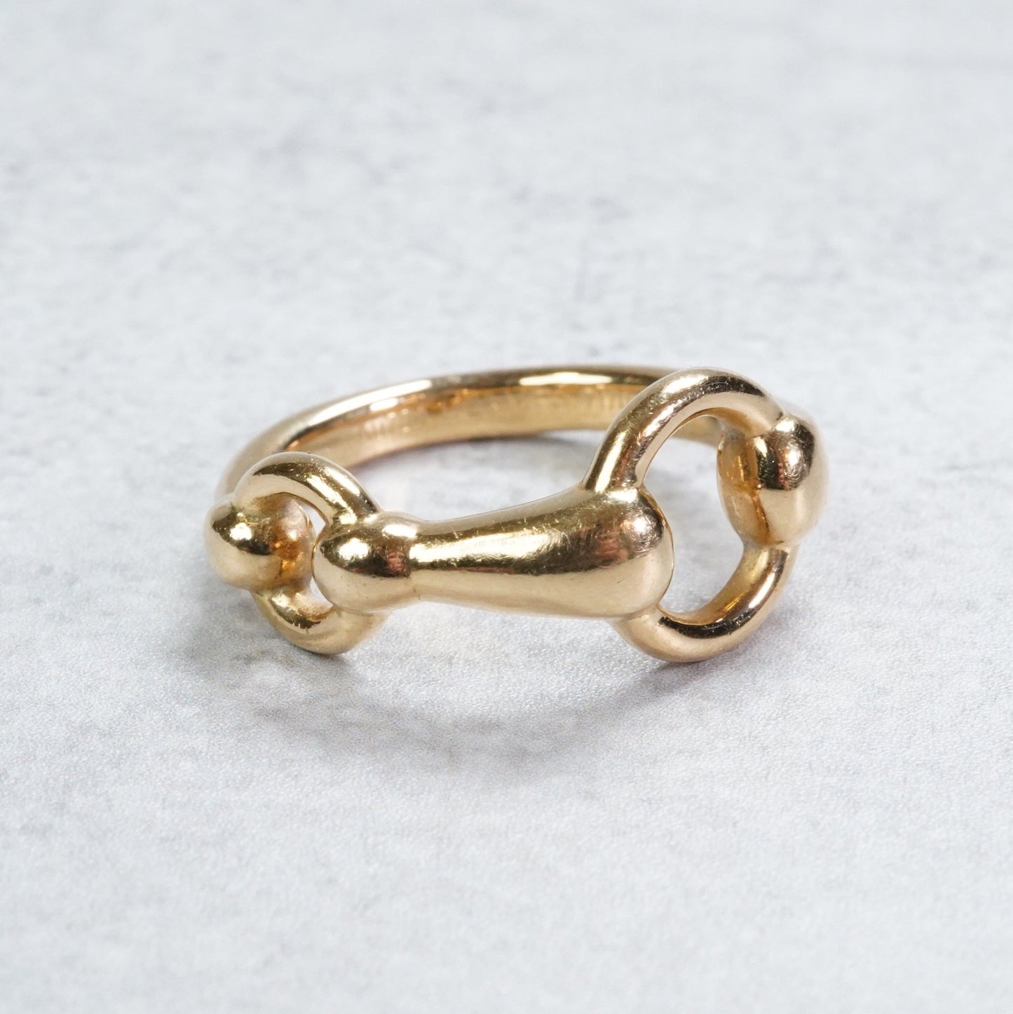 HERMES ホースビット リング 18K(YG) 50号
