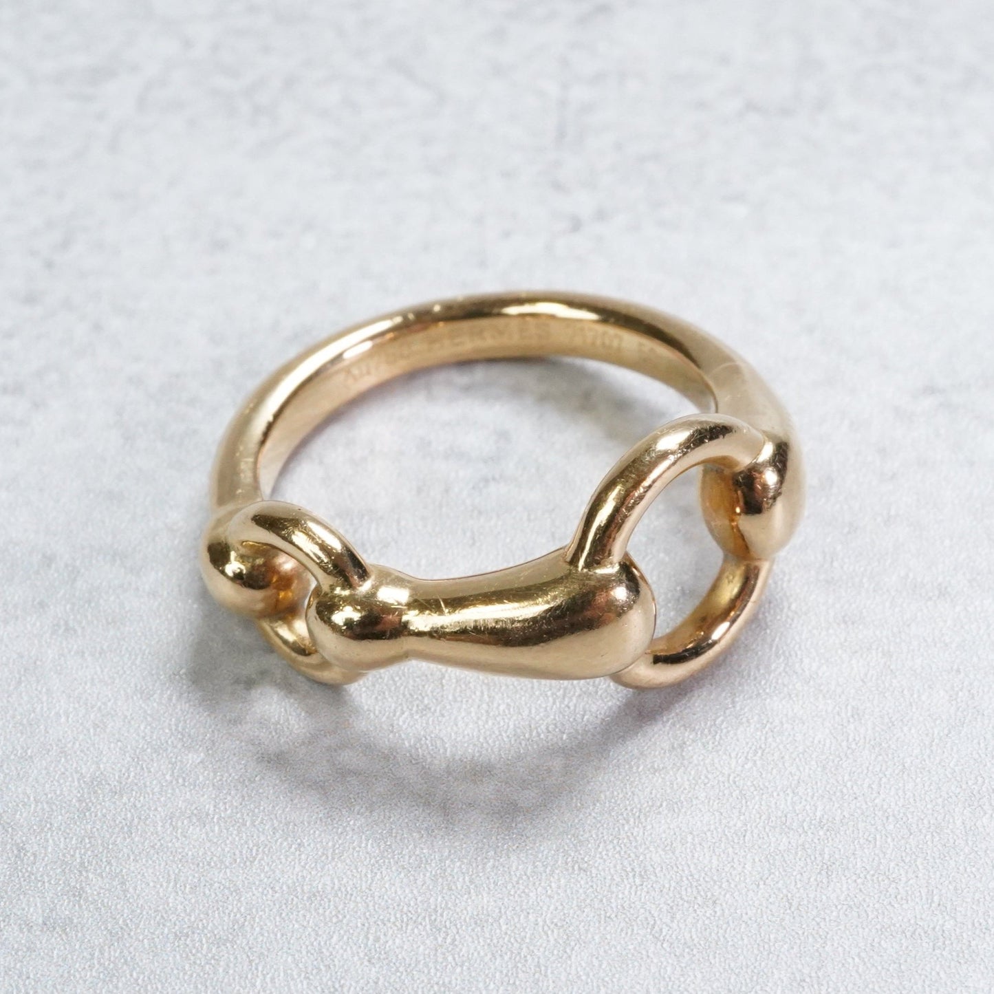 HERMES ホースビット リング 18K(YG) 50号