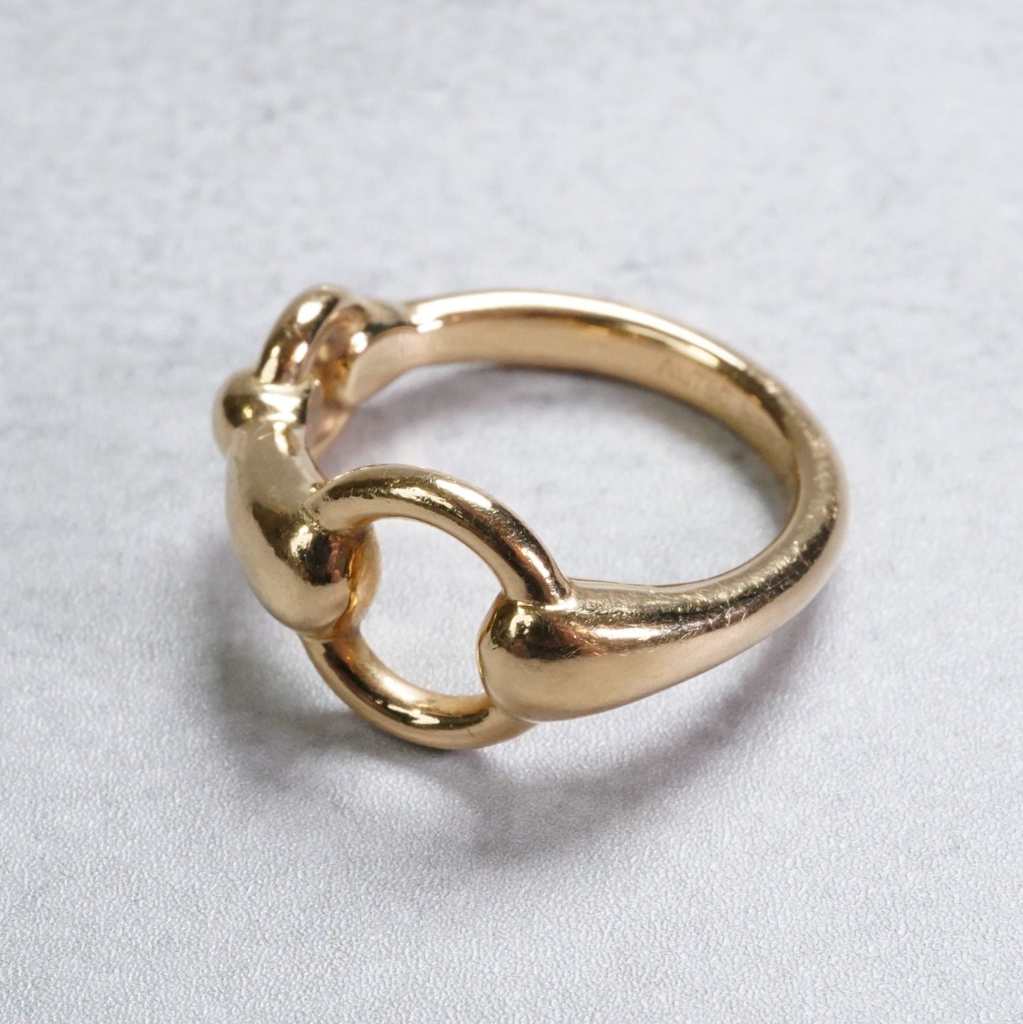 HERMES ホースビット リング 18K(YG) 50号