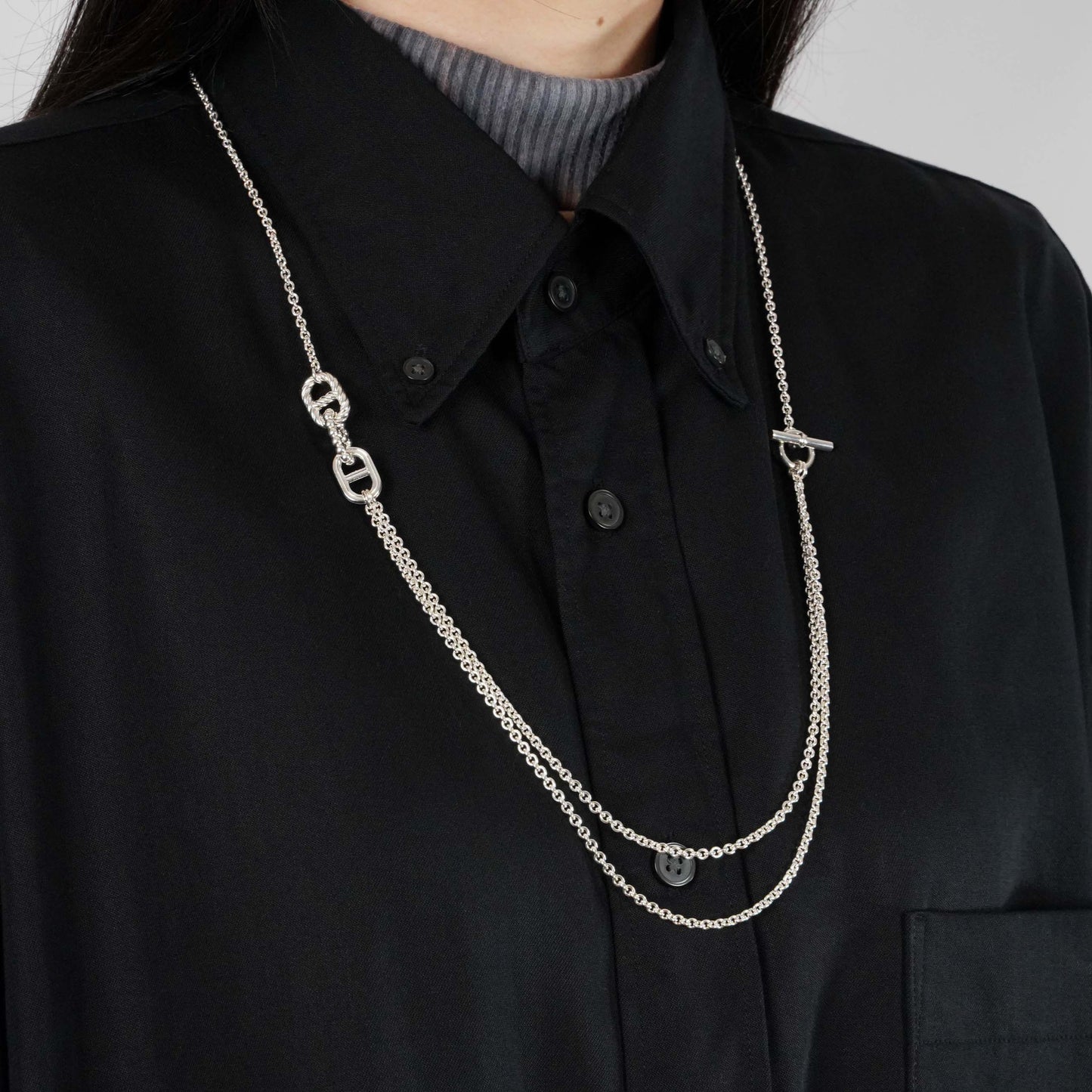 HERMES パラードPM ネックレス