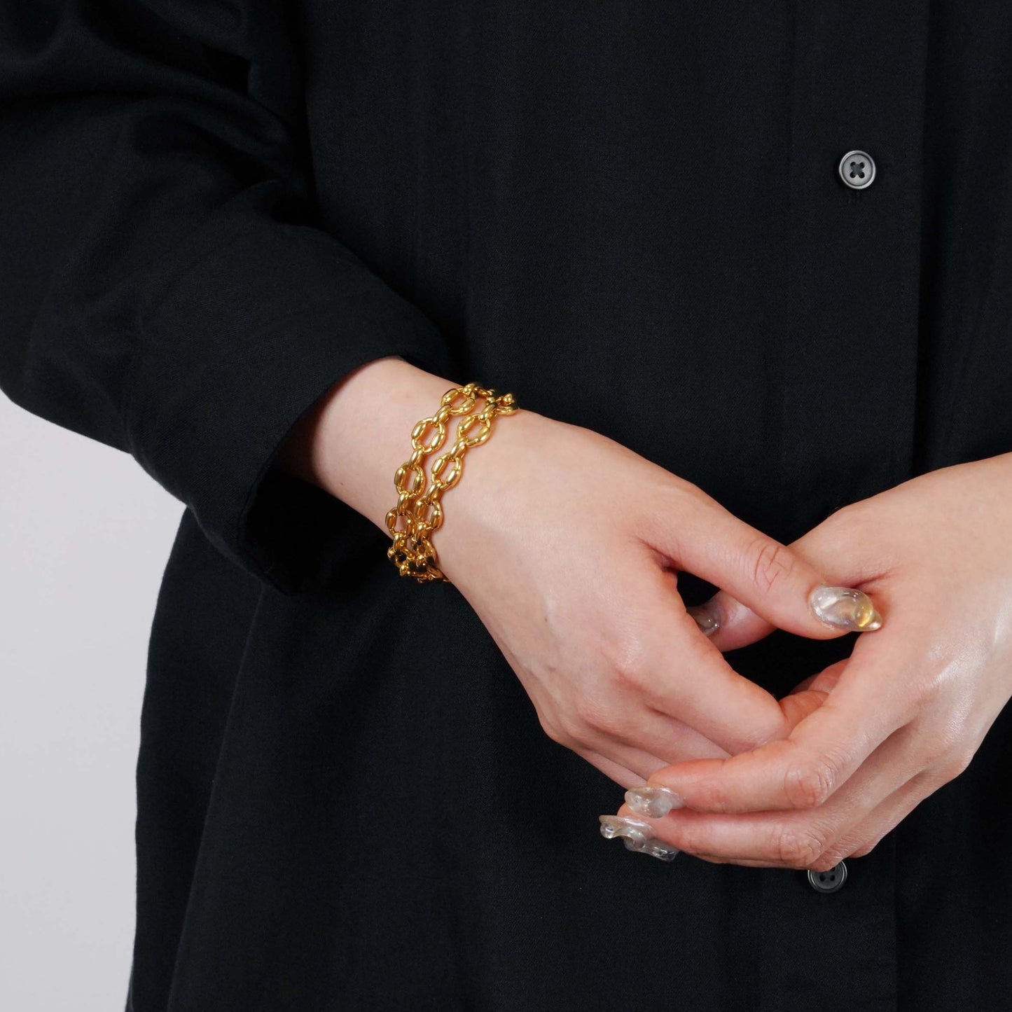 HERMES ブリック YG ネックレス