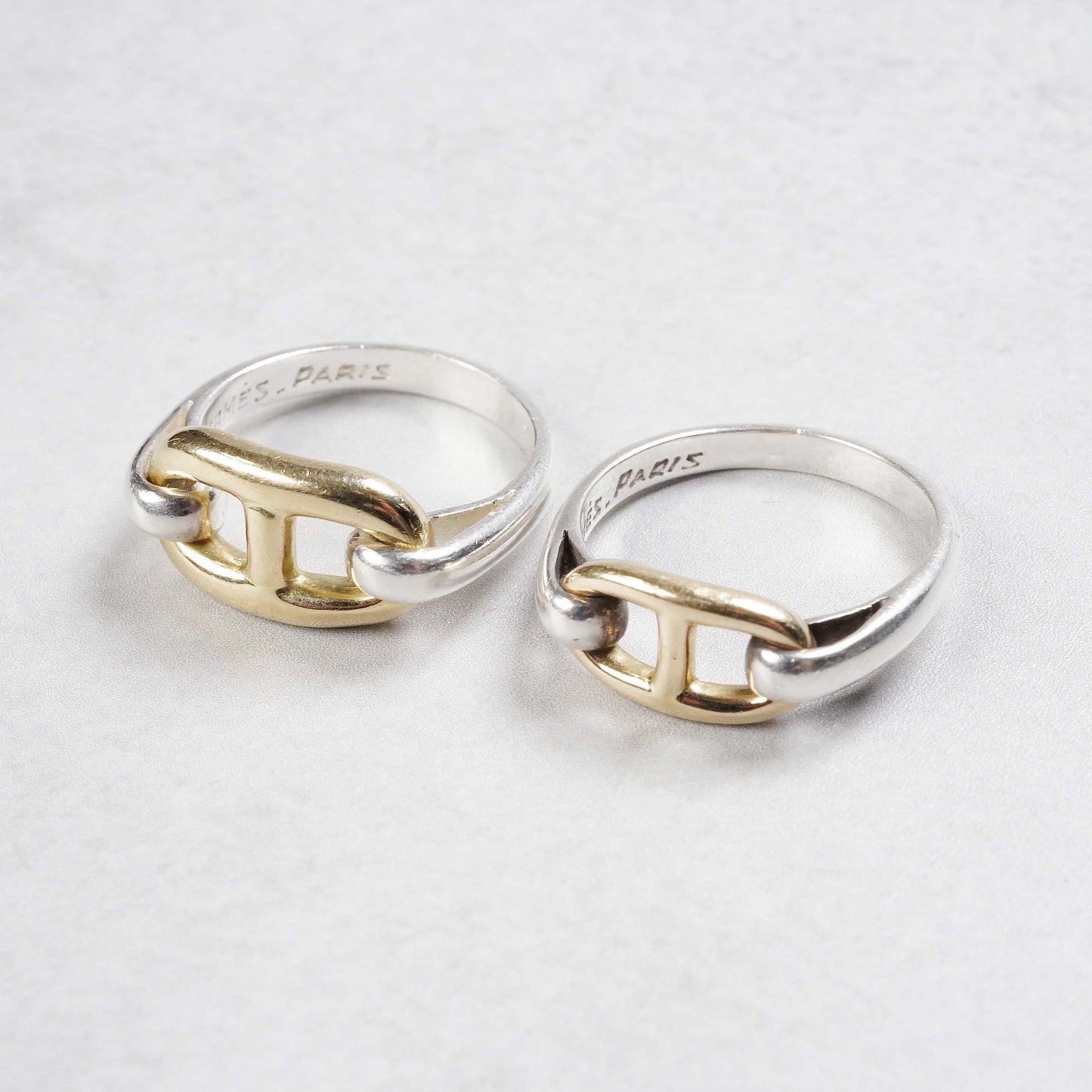 HERMES シェーヌダンクル コンビリング 54号