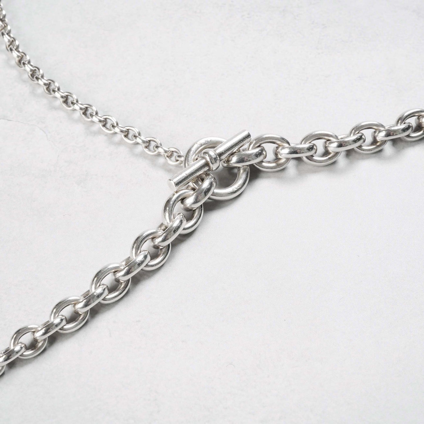 HERMES クレッシェンド ロングネックレス