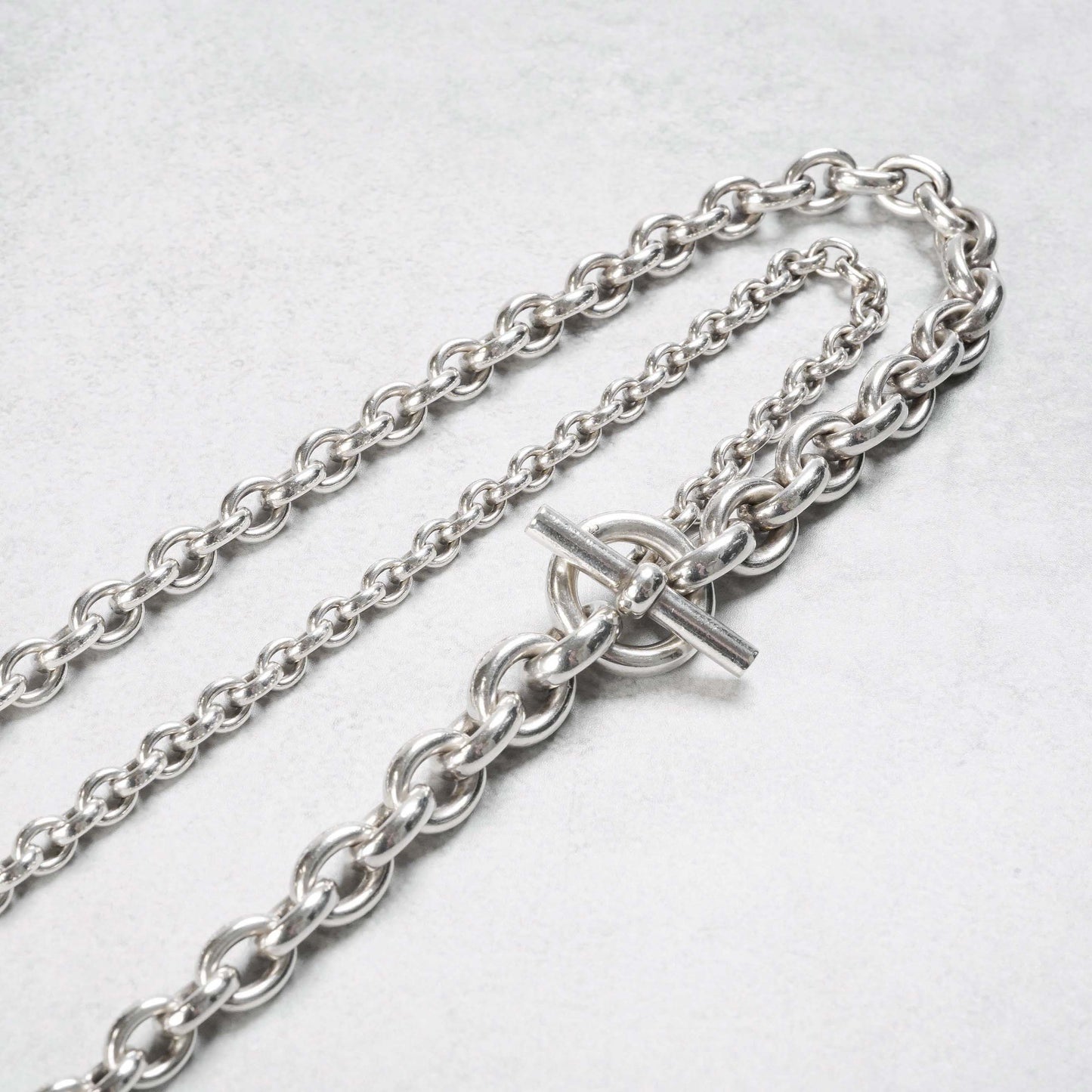 HERMES クレッシェンド ロングネックレス