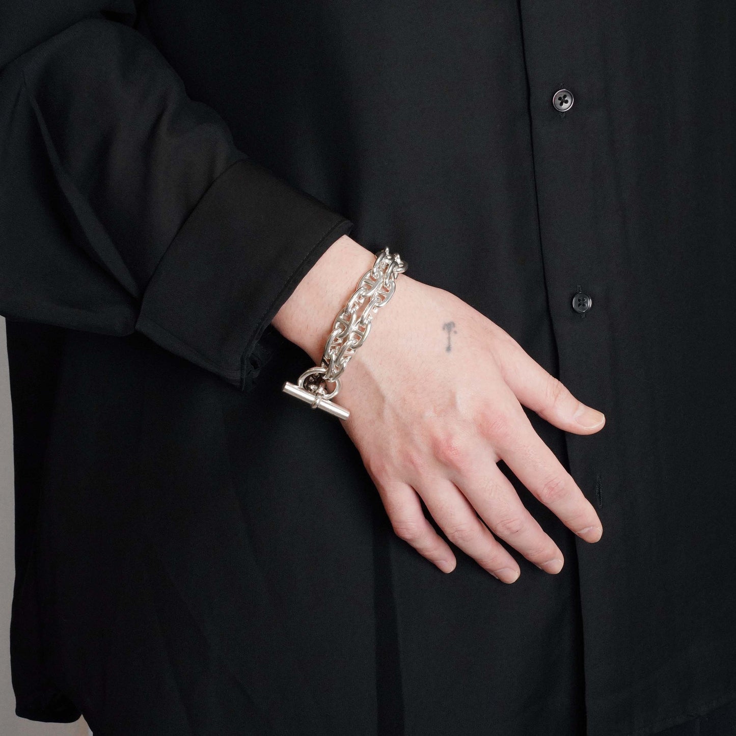 HERMES シェーヌダンクルダブル MM ブレスレット