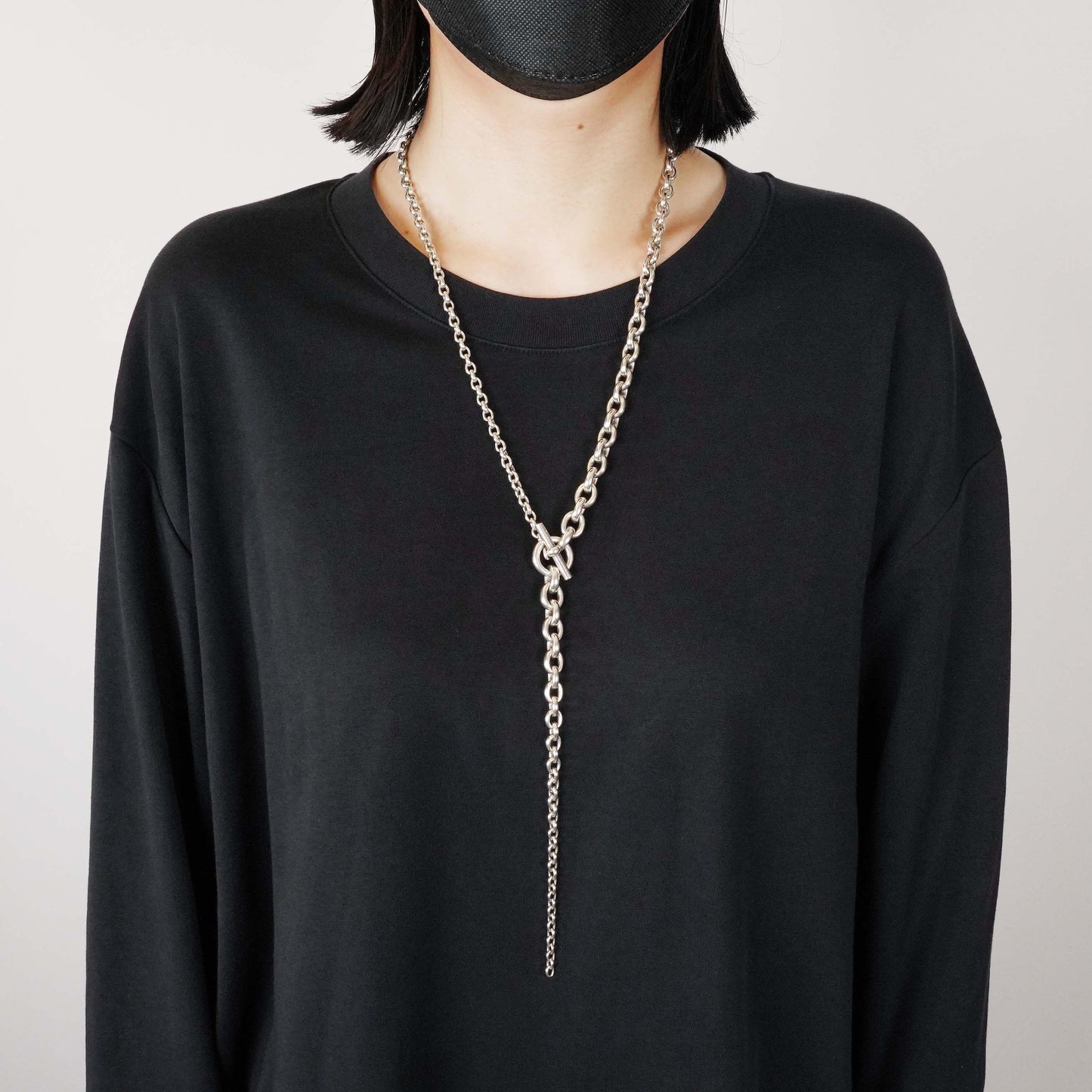 HERMES クレッシェンド ロングネックレス