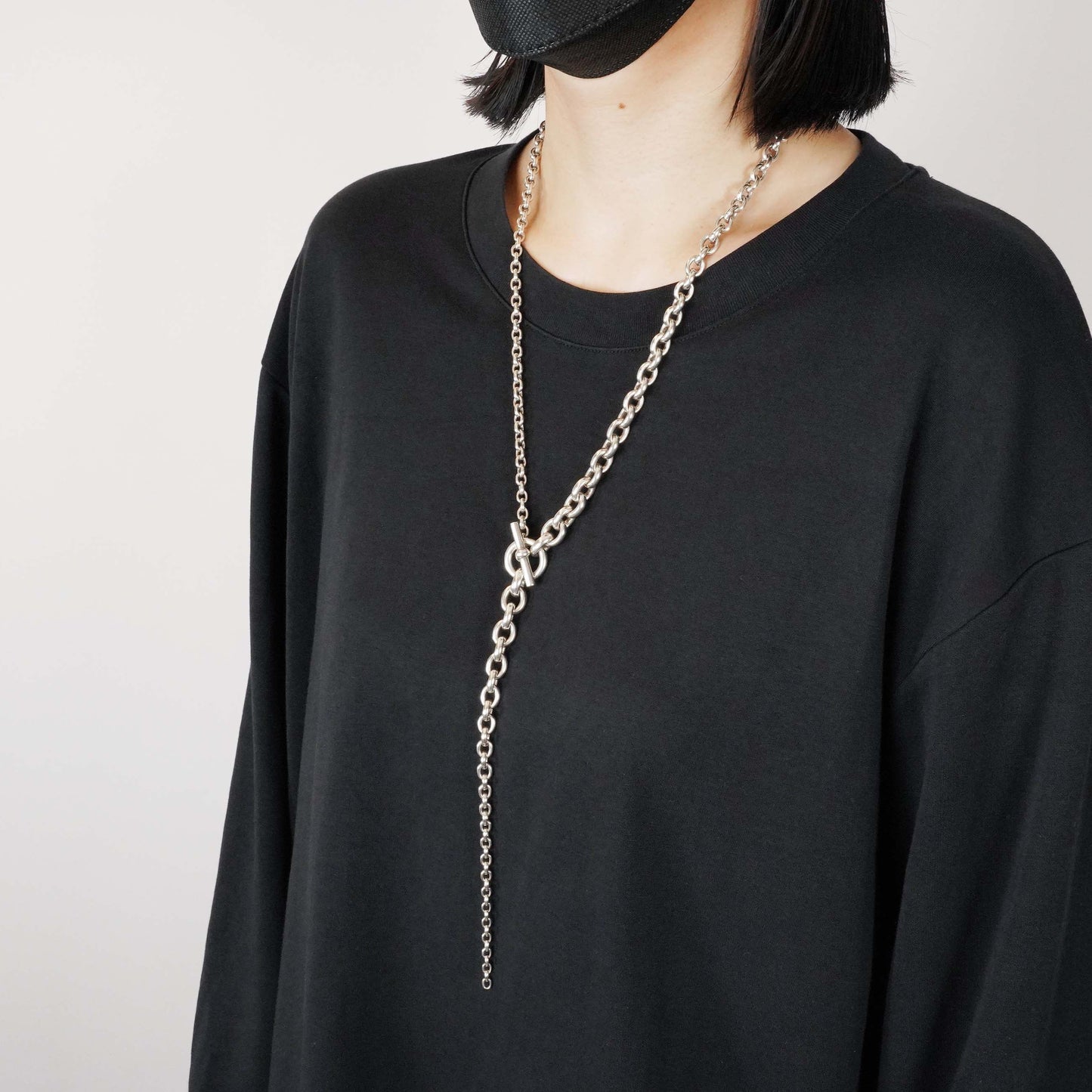 HERMES クレッシェンド ロングネックレス