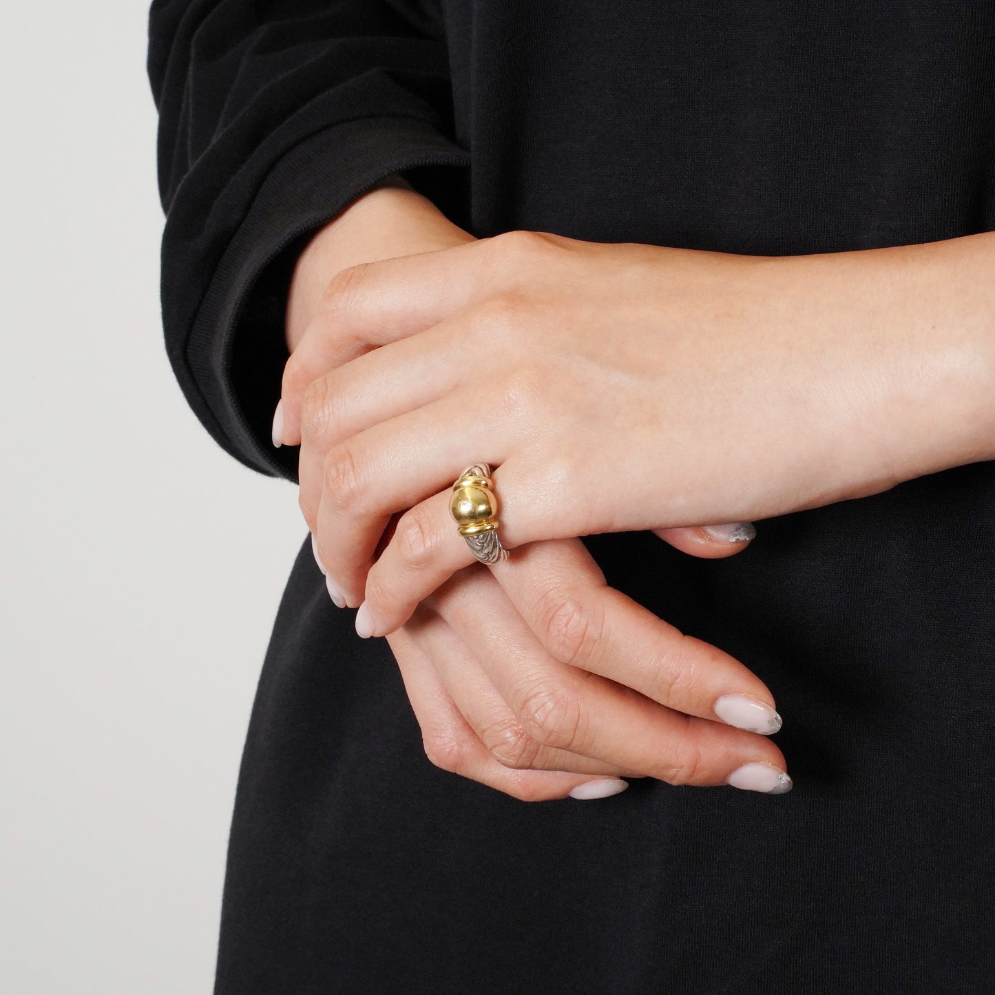 HERMES ボールデザイン コンビリング 11.5号