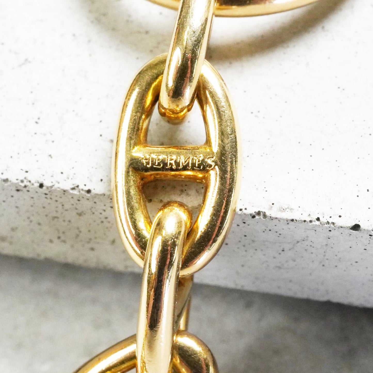 HERMES シェーヌダンクル PM18 YG ブレスレット