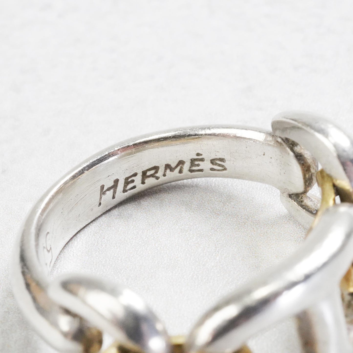 HERMES シェーヌダンクル コンビリング 53号