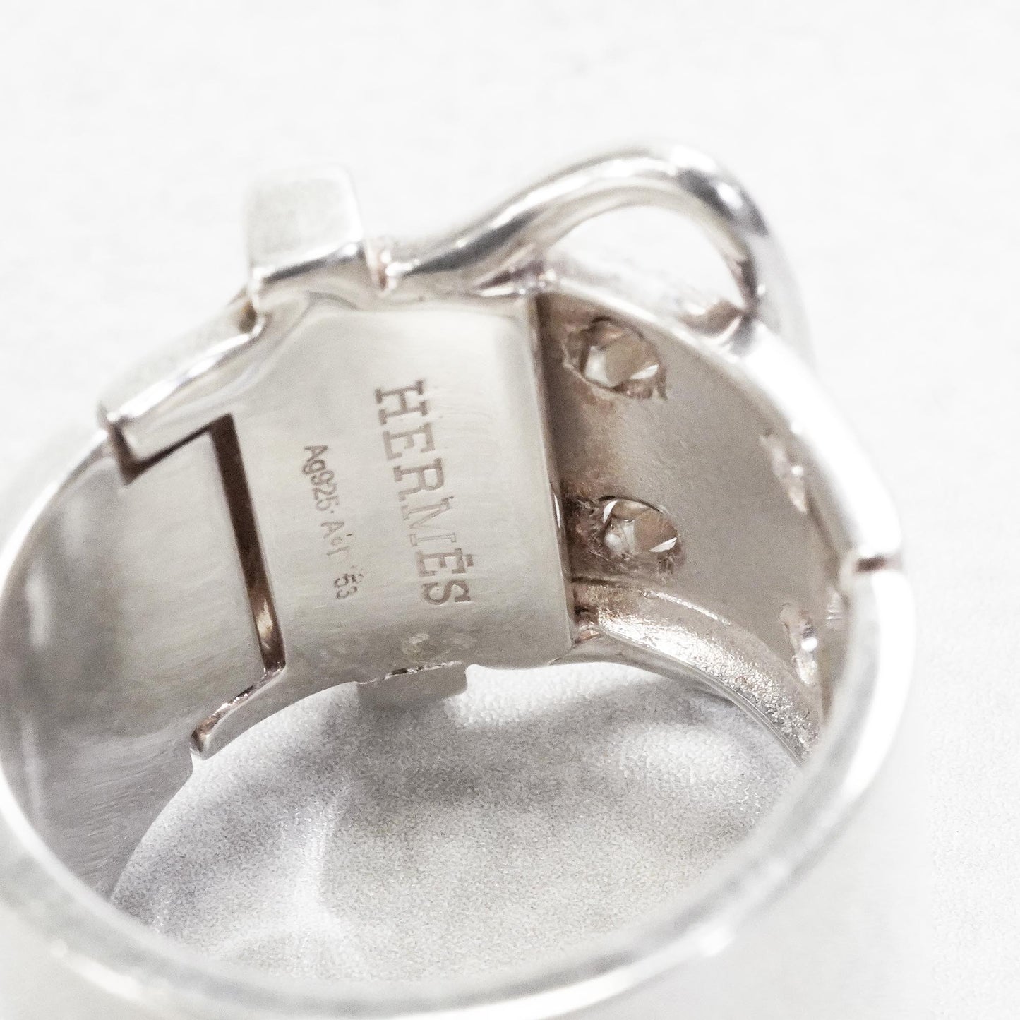 HERMES ブックルセリエ TGM リング 53号