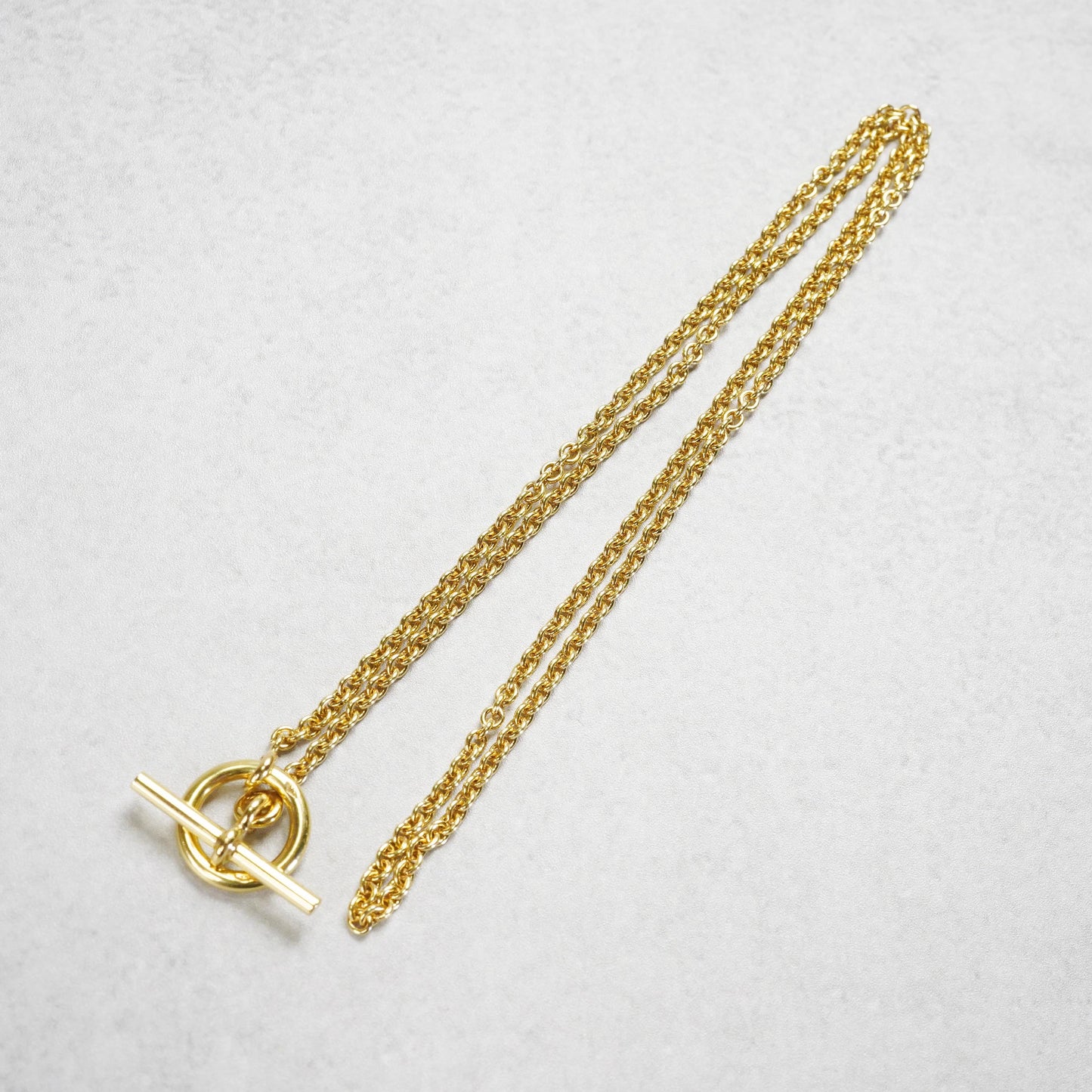 HERMES エシャペ YG ネックレス
