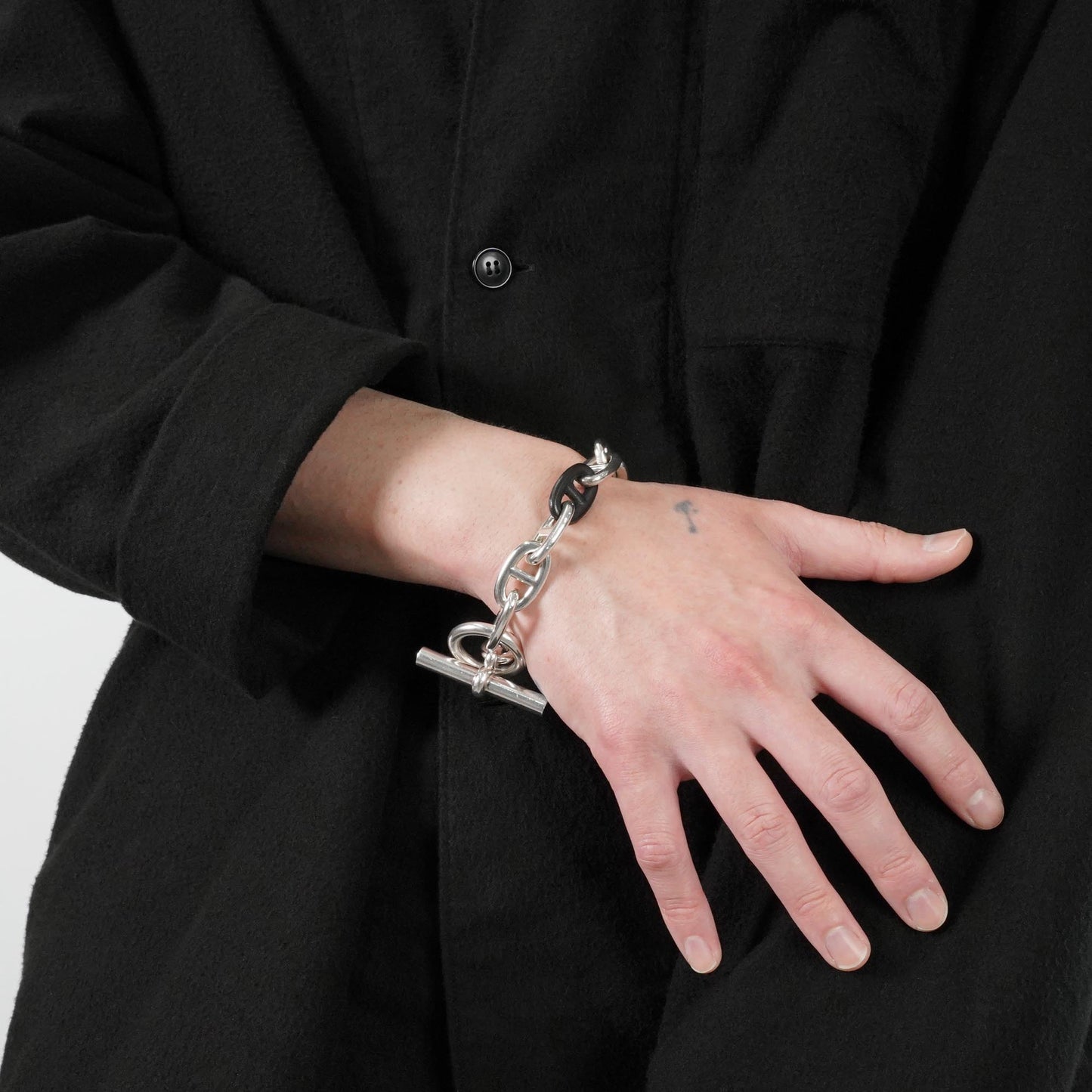 HERMES シェーヌダンクル TGM11 レザーMIX