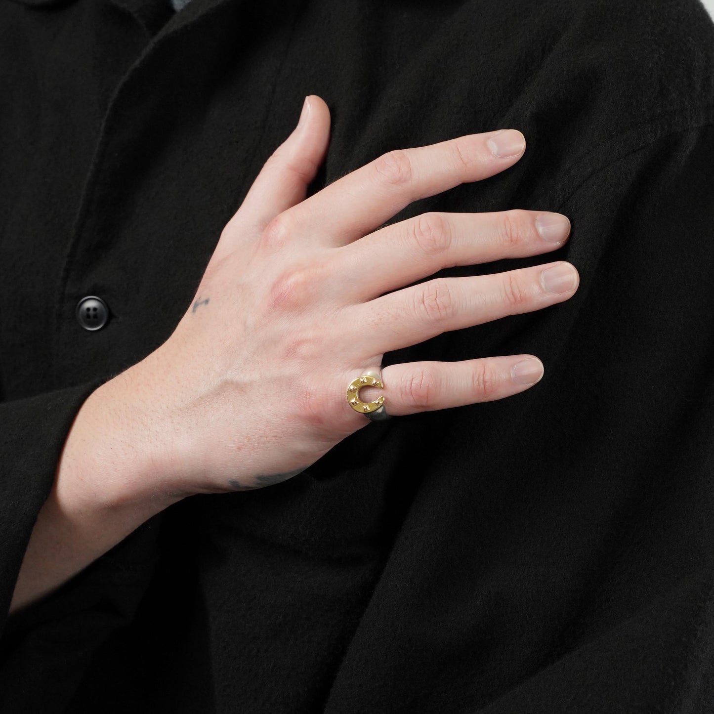 HERMES ポルトボヌール リング 52号