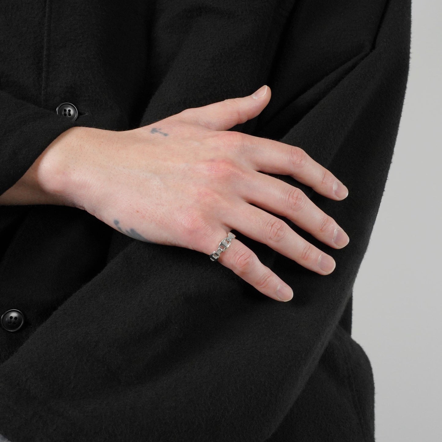 HERMES カシオペア リング WG 50号