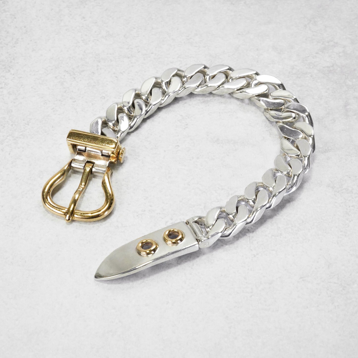 HERMES ブックルセリエ MM YGコンビブレスレット