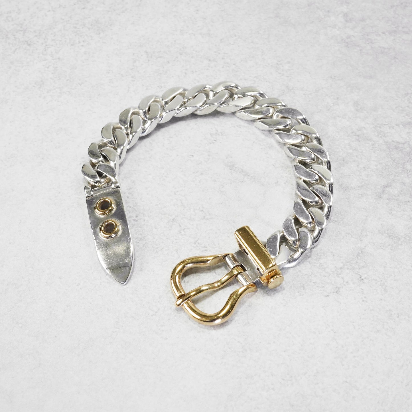 HERMES ブックルセリエ MM YGコンビブレスレット