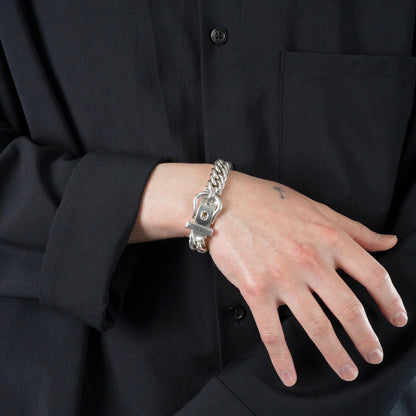 HERMES グルメットアングレーズ MM ブレスレット