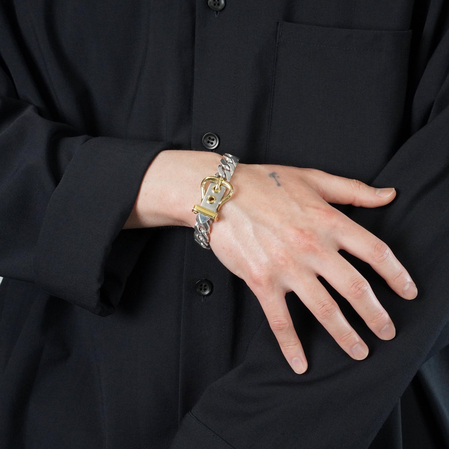 HERMES ブックルセリエ MM YGコンビブレスレット