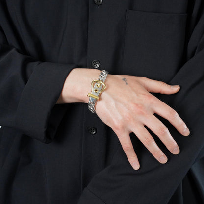 HERMES ブックルセリエ MM YGコンビブレスレット