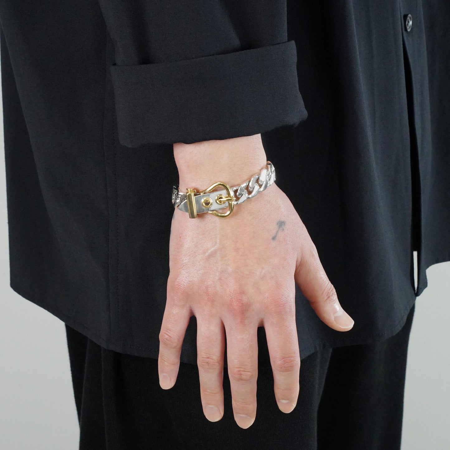 HERMES ブックルセリエ MM YGコンビブレスレット