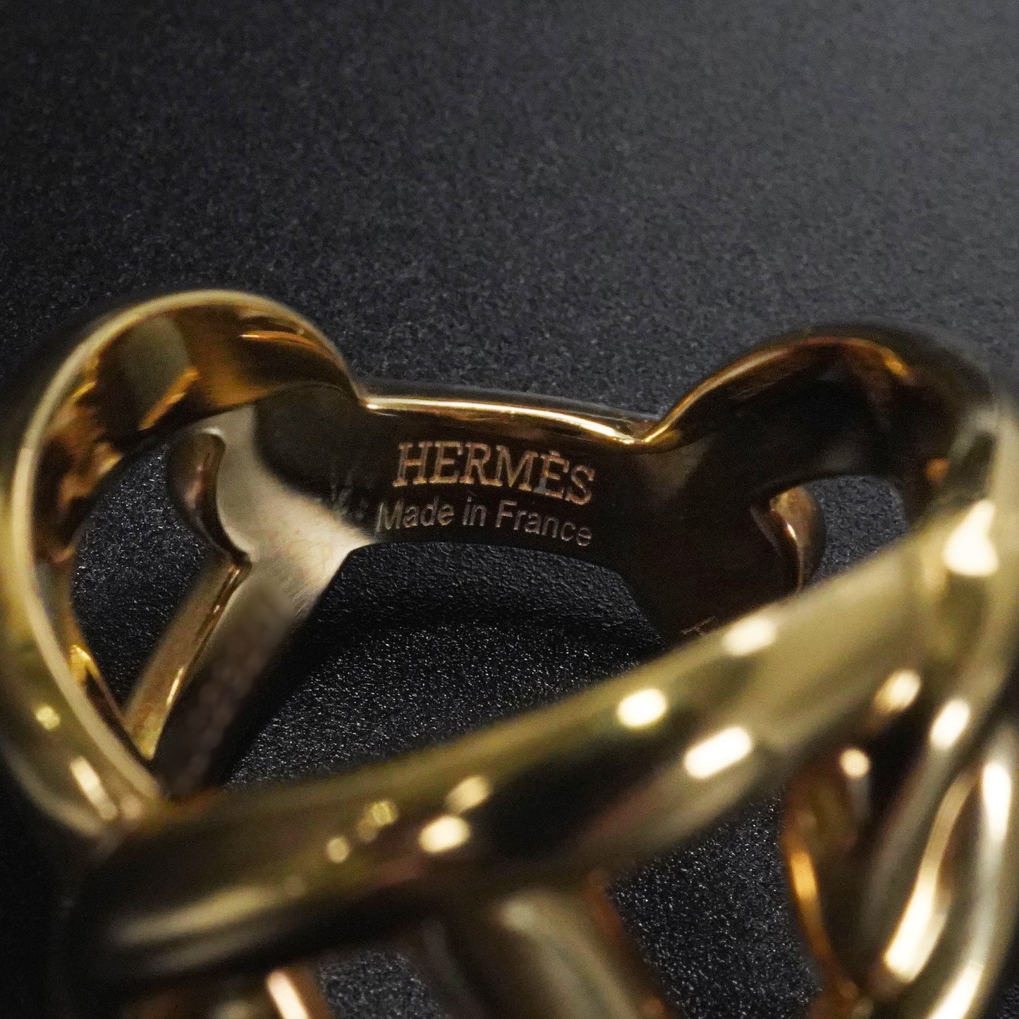 HERMES シェーヌダンクル リング YG 51号