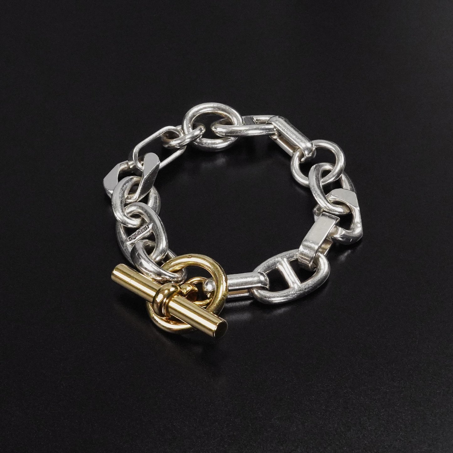 HERMES アレア PM15 YGコンビブレスレット