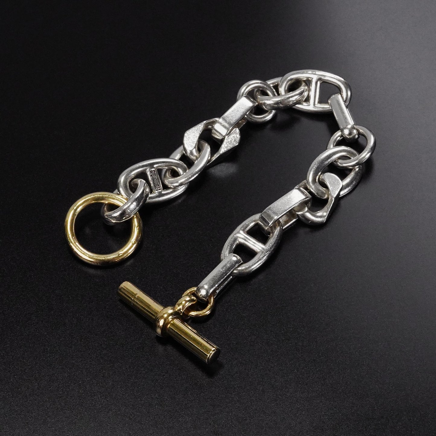 HERMES アレア PM15 YGコンビブレスレット