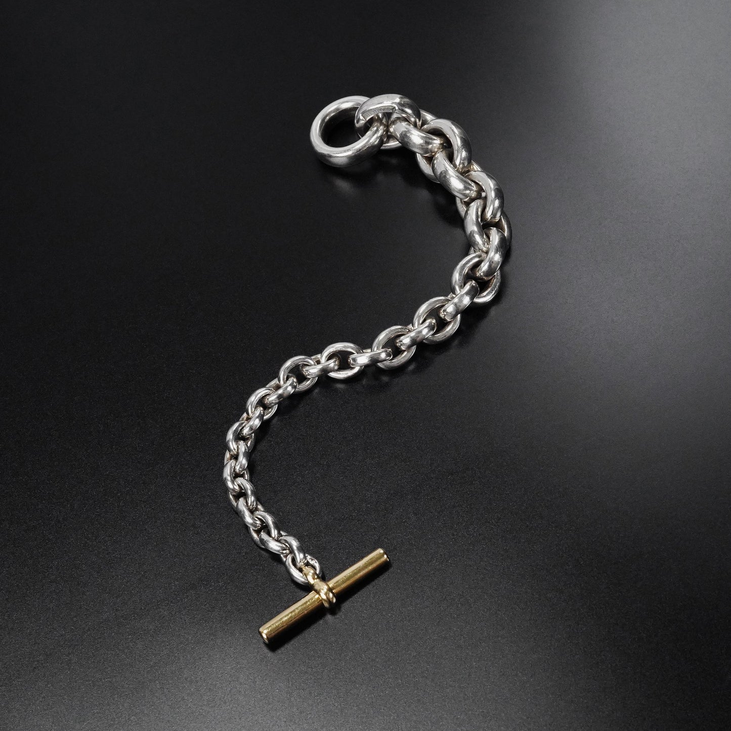 HERMES クレッシェンド YGコンビ ブレスレット