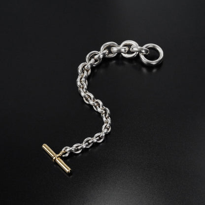 HERMES クレッシェンド YGコンビ ブレスレット
