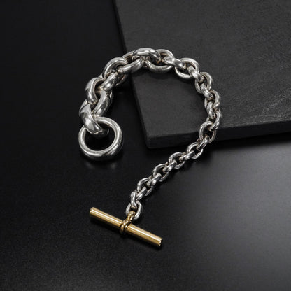 HERMES クレッシェンド YGコンビ ブレスレット