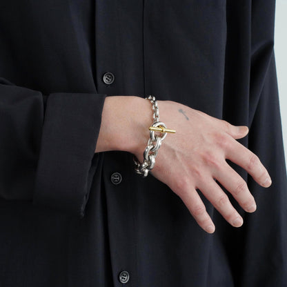HERMES クレッシェンド YGコンビ ブレスレット