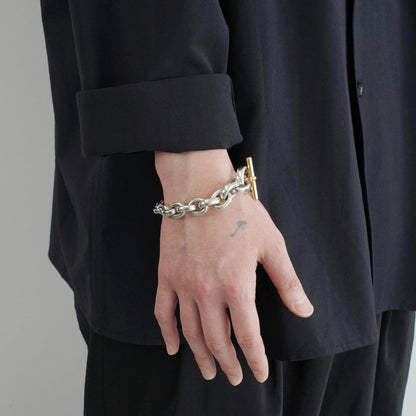 HERMES クレッシェンド YGコンビ ブレスレット