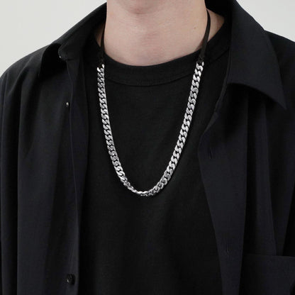 HERMES ブックルセリエ レザー ネックレス