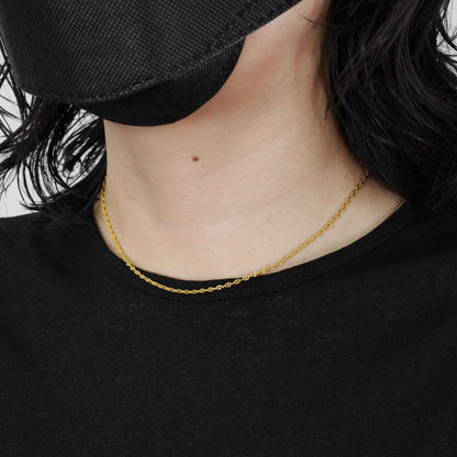 HERMES シェーヌダンクル TTPM YGネックレス