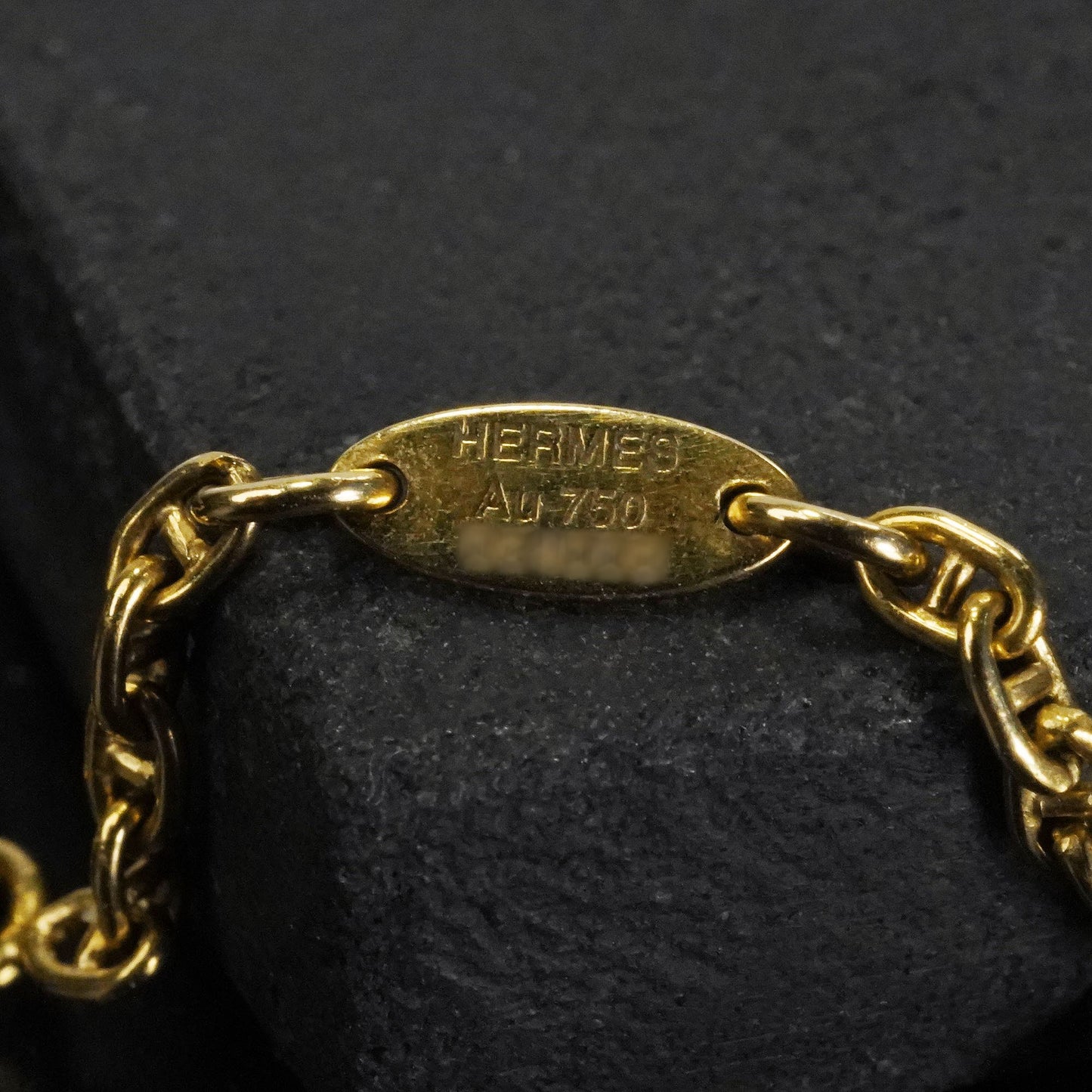 HERMES シェーヌダンクル TTPM YGネックレス