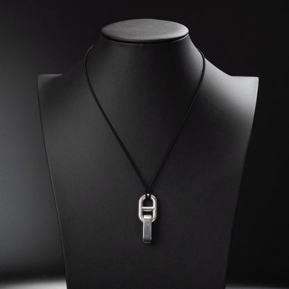 HERMES シェーヌダンクル ペンダントネックレス