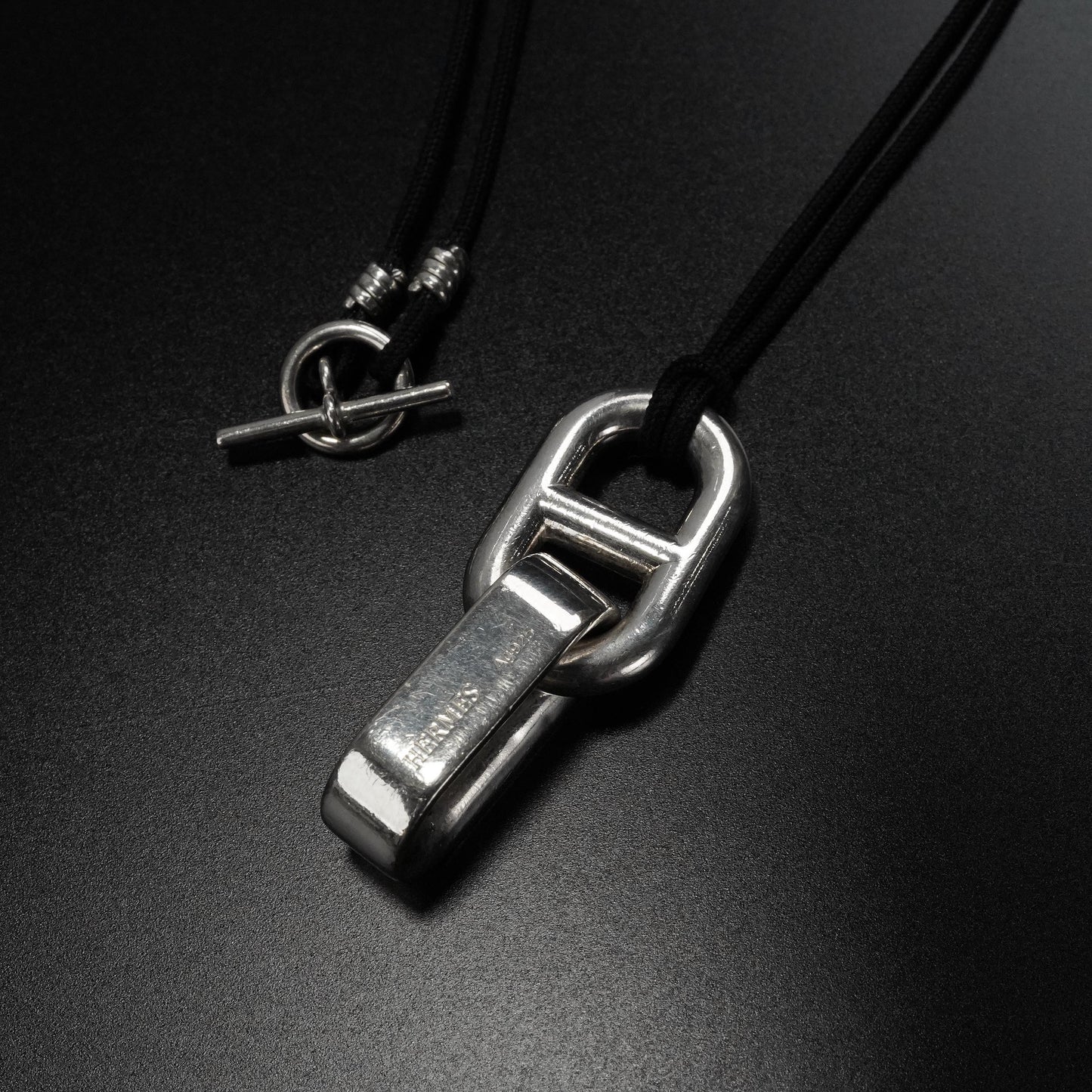 HERMES シェーヌダンクル ペンダントネックレス