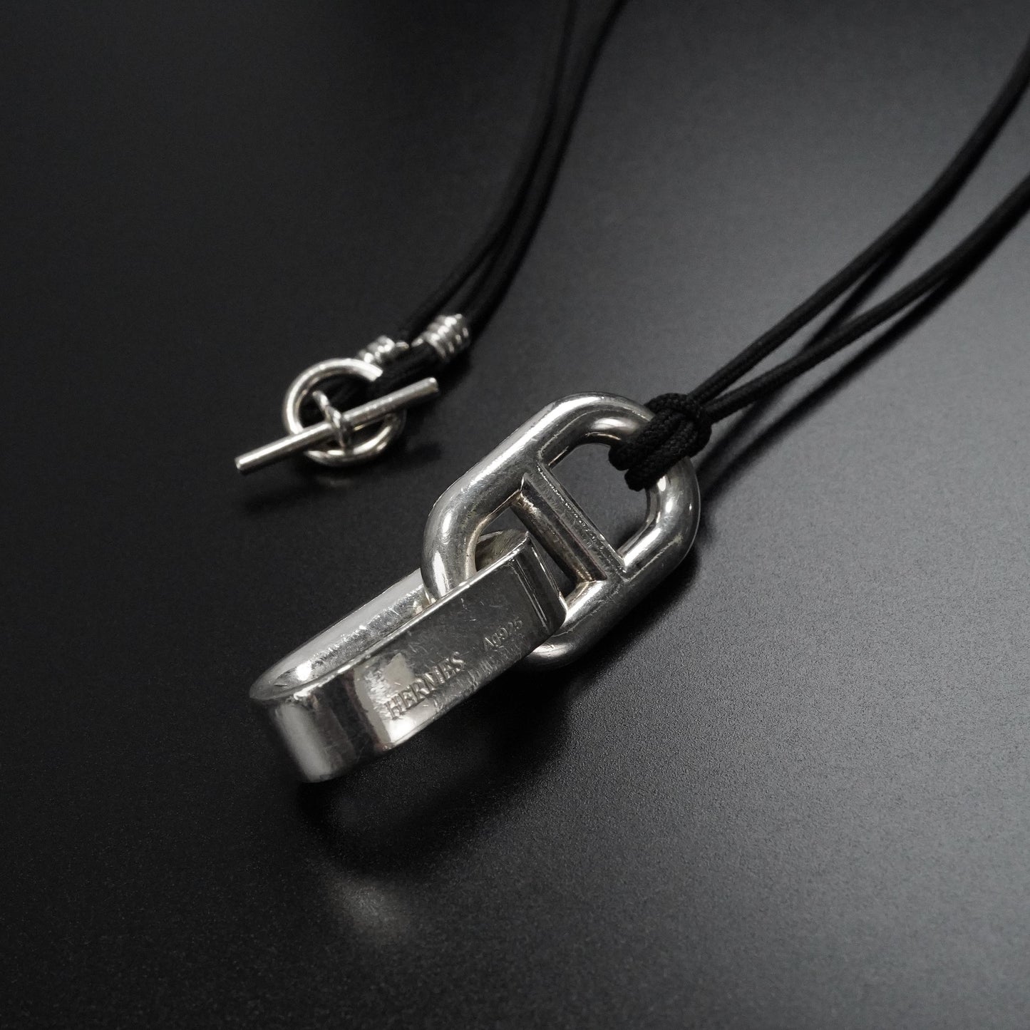 HERMES シェーヌダンクル ペンダントネックレス