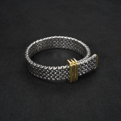 HERMES ベルトモチーフ YGコンビ ブレスレット