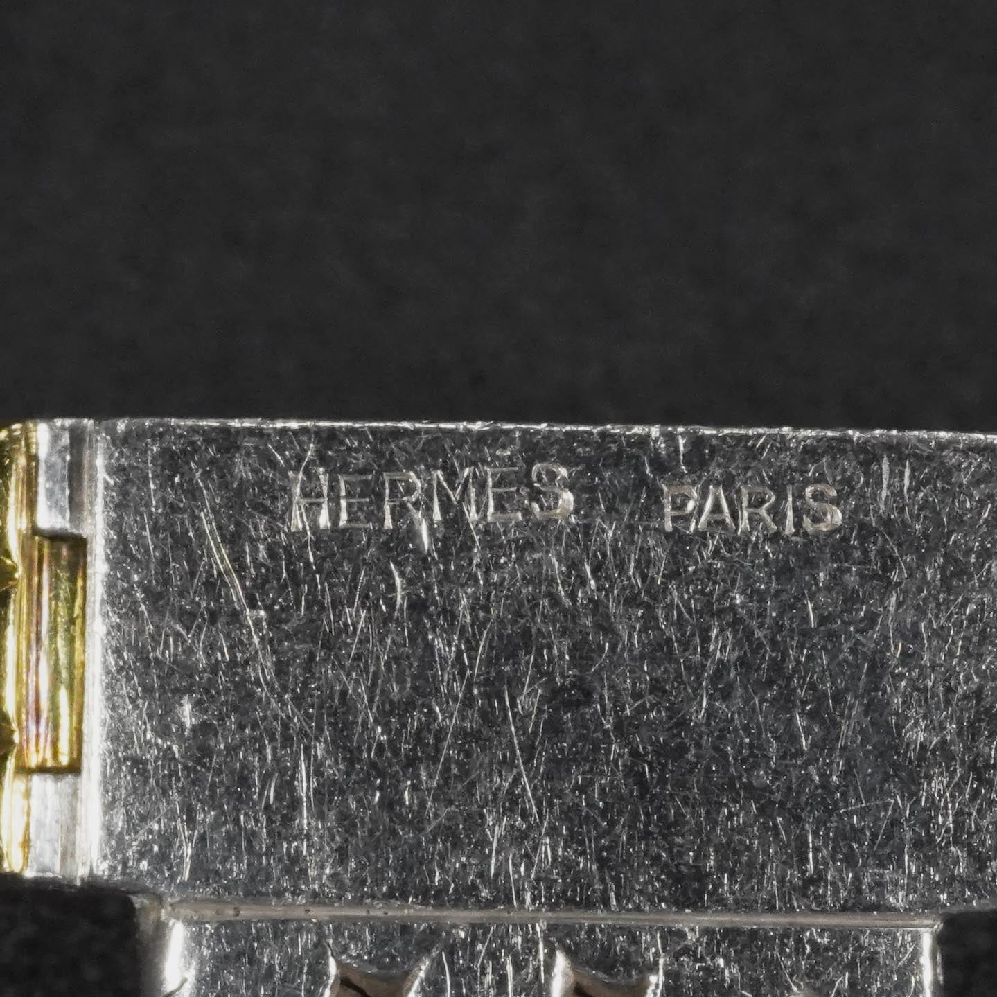 HERMES ベルトモチーフ YGコンビ ブレスレット