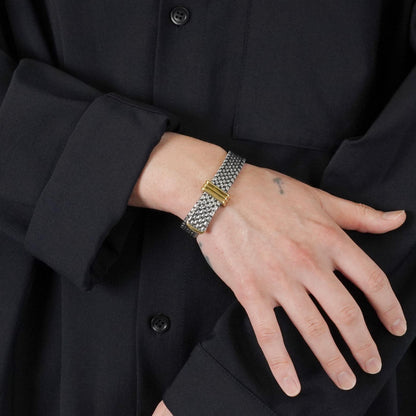 HERMES ベルトモチーフ YGコンビ ブレスレット