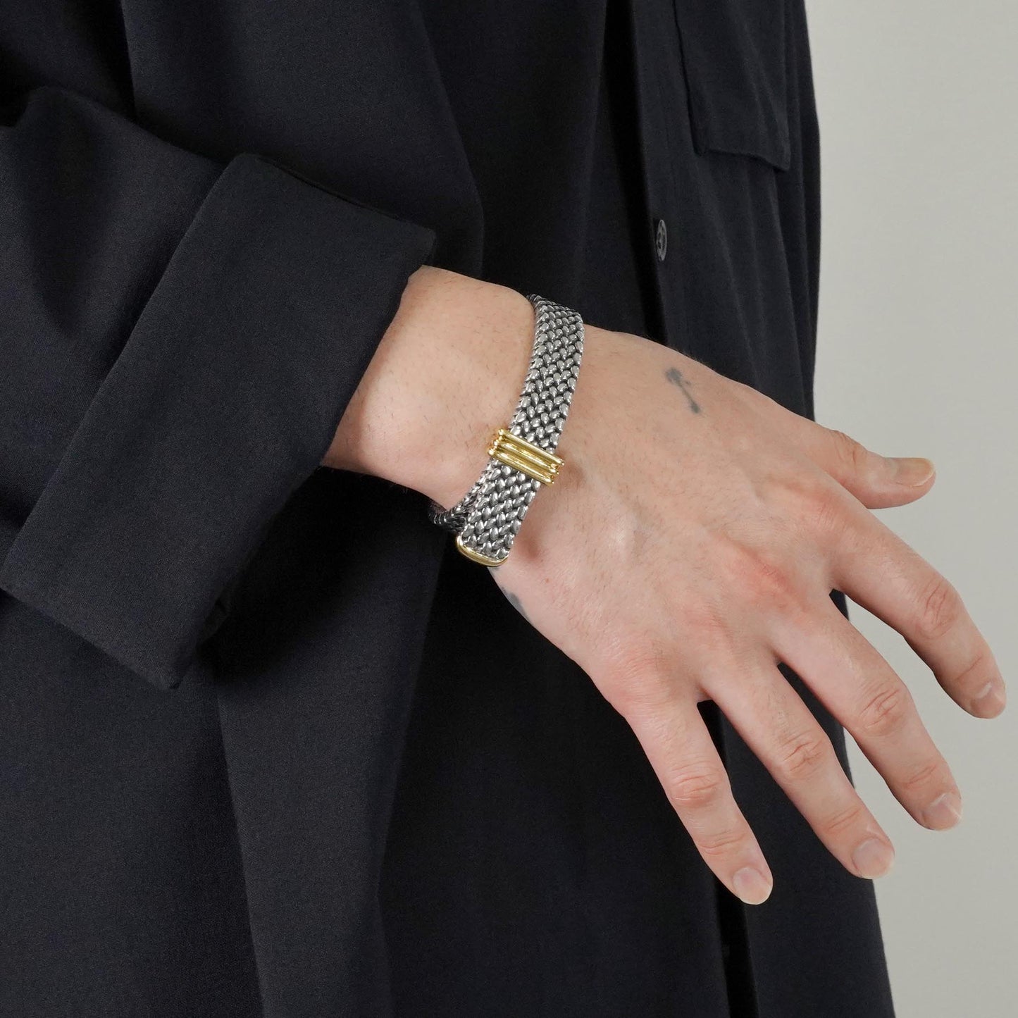 HERMES ベルトモチーフ YGコンビ ブレスレット