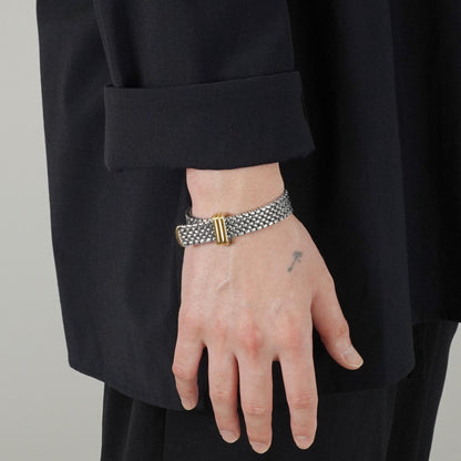 HERMES ベルトモチーフ YGコンビ ブレスレット