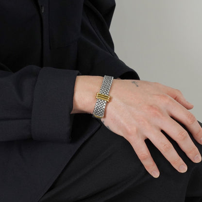HERMES ベルトモチーフ YGコンビ ブレスレット