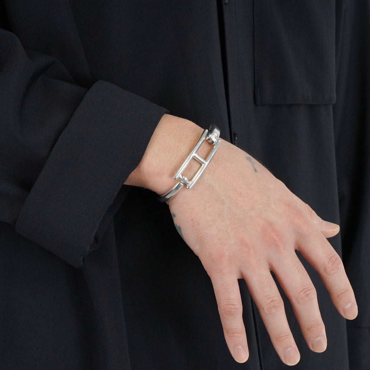 HERMES クラップ ブレスレット STサイズ
