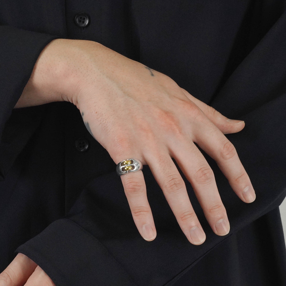 HERMES ヴィンテージ コンビリング 52号